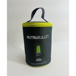 Nutribullet Blast off Insulated Bag/Cooler Carry Case Gray/Green NWOT